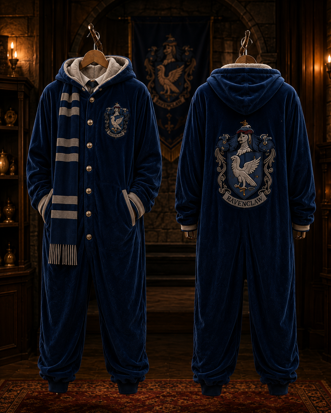 Ravenclaw Wizard House Onesie standing