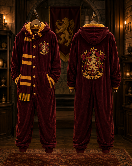 Gryffindor Wizard House Onesie standing