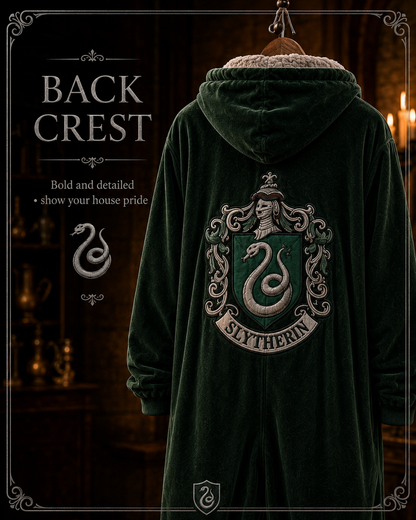 Slytherin back crest detail